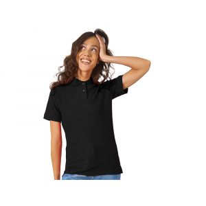 Рубашка поло Boston 2.0 женская, черный - купить оптом