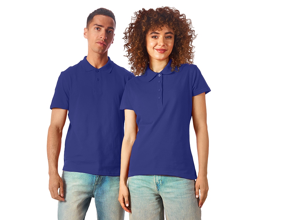 Рубашка поло First 2.0 женская, классический синий - купить оптом