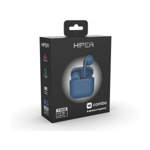 Беспроводные наушники HIPER TWS Lazo X11 Blue (HTW-LX11) Bluetooth 5.3 гарнитура, Синий, синий - купить оптом
