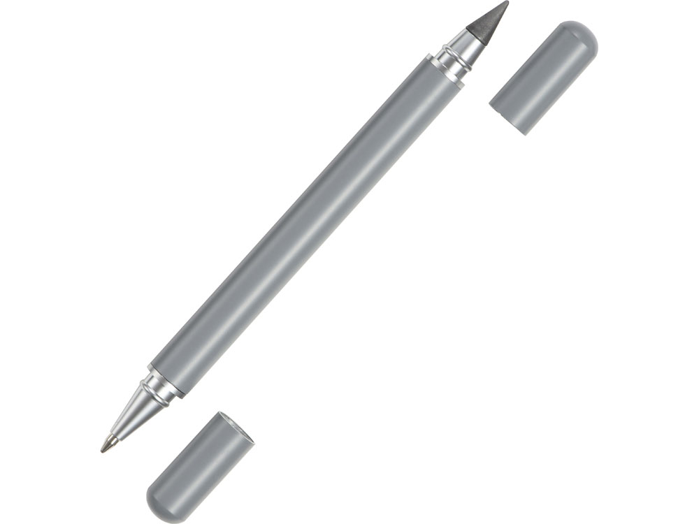 Металлическая ручка и вечный карандаш Van Gogh, серый - купить оптом