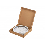 Пластиковые настенные часы  диаметр 25,5 см Yikigai, белый, фото 3