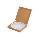 Пластиковые настенные часы  диаметр 30 см White Mile, белый, фото 3