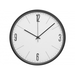 Алюминиевые настенные часы, диаметр 30,5 см Zen, черный, фото 1