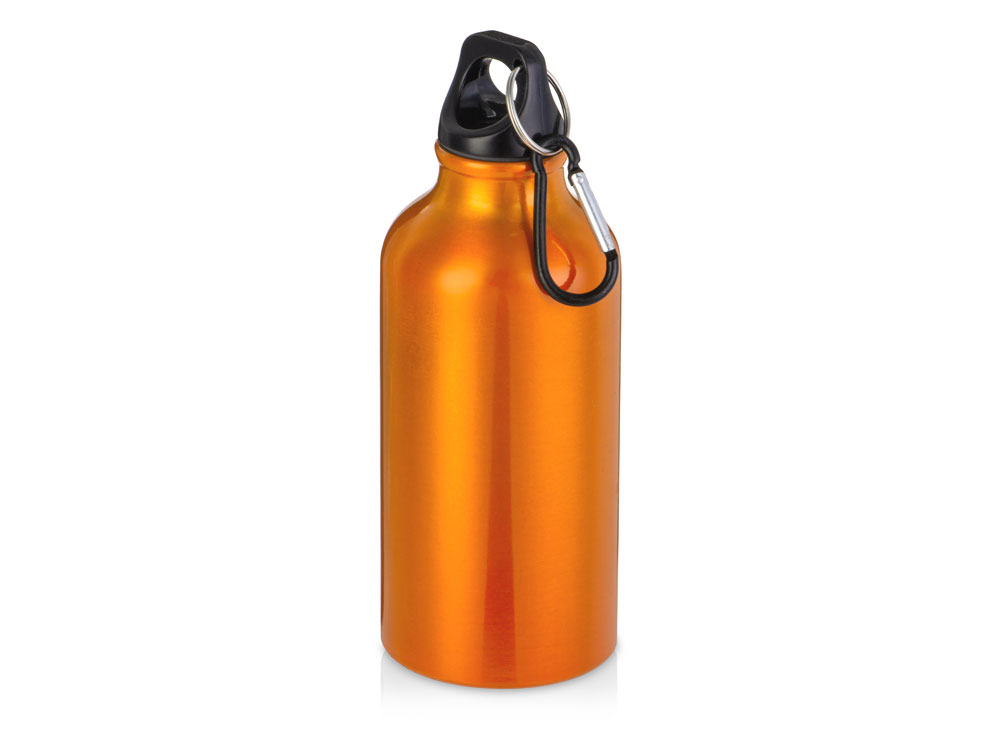 Бутылка Hip S с карабином 400мл, оранжевый - купить оптом