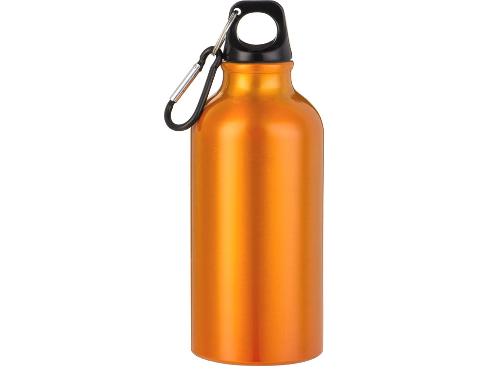 Бутылка Hip S с карабином 400мл, оранжевый - купить оптом