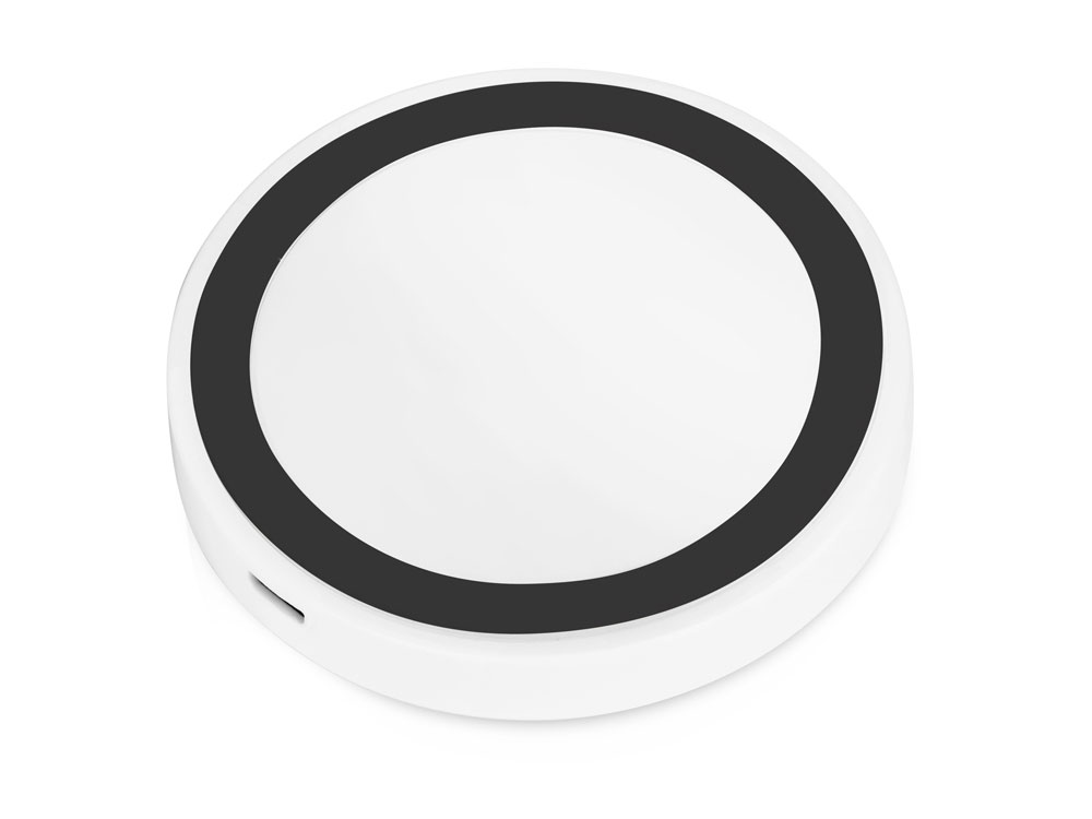 Беспроводное зарядное устройство Dot, 5 Вт, белый/черный - купить оптом