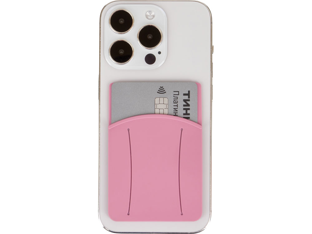 Картхолдер для телефона с держателем Trighold, пыльная роза, пыльно-розовый - купить оптом