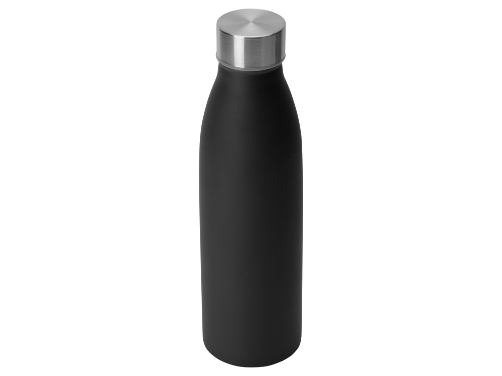 Стальная бутылка Rely, 650 мл, черный матовый (P) - купить оптом