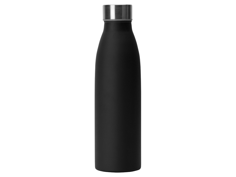 Стальная бутылка Rely, 650 мл, черный матовый (P) - купить оптом