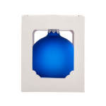 Стеклянный шар синий матовый, заготовка шара 6 см, цвет 62, фото 2