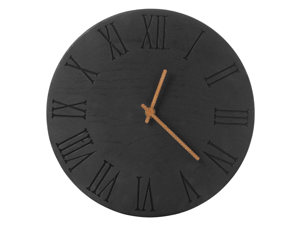 Часы деревянные Magnus, 28 см, черный - купить оптом
