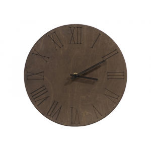 Часы деревянные Magnus, 28 см, шоколадный - купить оптом