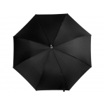 Зонт-трость 7560 Alu с деталями из прочного алюминия, полуавтомат, черный, фото 3