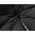 Зонт-трость 7560 Alu с деталями из прочного алюминия, полуавтомат, черный, фото 4