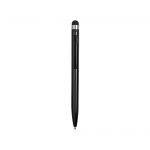 Ручка-стилус пластиковая шариковая Poke, черный, фото 1