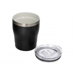 Вакуумная термокружка c керамическим покрытием Rodos, непротекаемая крышка, 350 мл, черный, фото 1