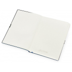 Блокнот Horizon с горизонтальной резинкой, гибкая обложка, 80 листов, синий, фото 1