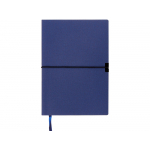 Блокнот Horizon с горизонтальной резинкой, гибкая обложка, 80 листов, синий, фото 4