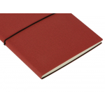 Блокнот Horizon с горизонтальной резинкой, гибкая обложка, 80 листов, красный, фото 3