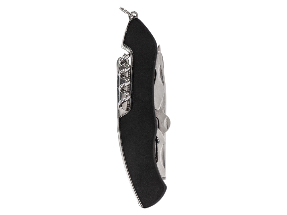 Мультитул-складной нож Demi 11-в-1, серебристый/черный - купить оптом