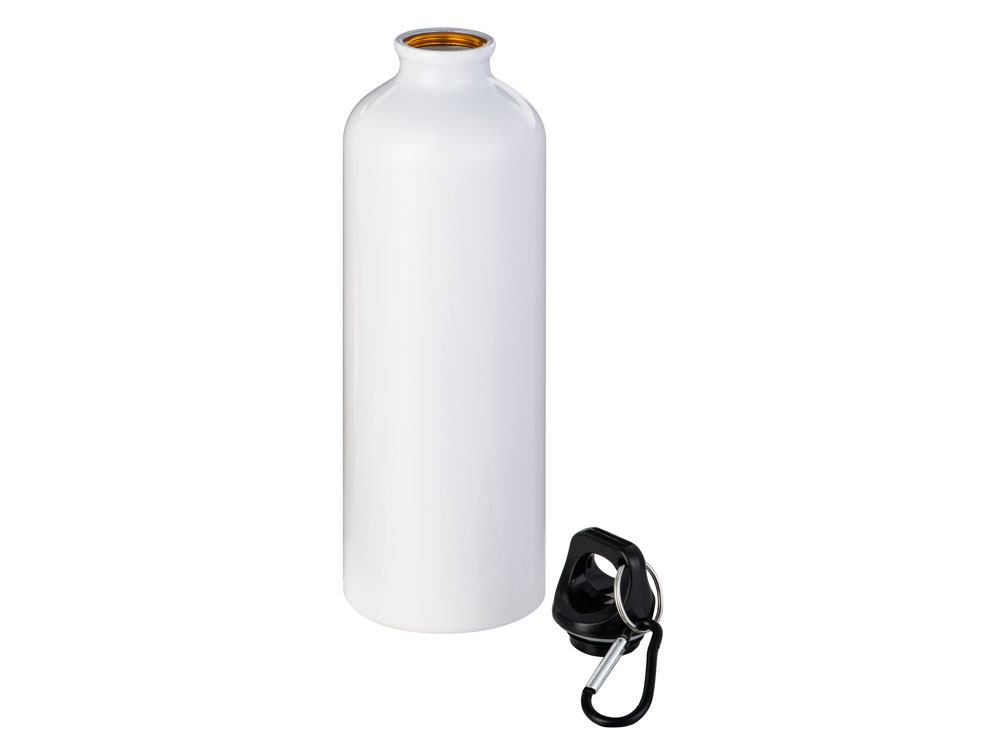 Бутылка Hip M с карабином, 770 мл, белый (P) - купить оптом