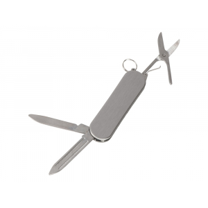 Мультитул-складной нож 3-в-1, металлик, натуральный/металлический - купить оптом
