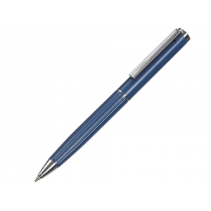 Шариковая металлическая ручка с анодированным слоем Monarch, темно-синяя, синий - купить оптом