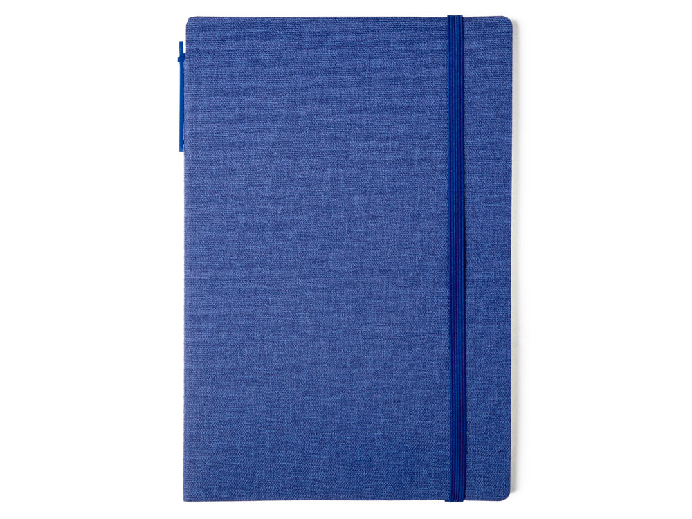 Блокнот с ручкой и набором стикеров А5 Write and stick, синий - купить оптом