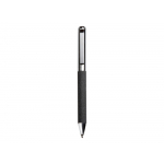 Шариковая ручка из переработанной стали и переработанной кожи Venera, серая, серебристый/серый, фото 1