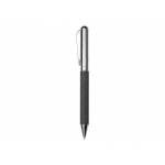Шариковая ручка из переработанной стали и переработанной кожи Venera, серая, серебристый/серый, фото 2