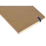 Блокнот Sevilia Soft, гибкая обложка из крафта A5, 80 листов, крафтовый/синий, фото 3