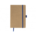 Блокнот Sevilia Soft, гибкая обложка из крафта A5, 80 листов, крафтовый/синий, фото 4