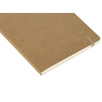 Блокнот Sevilia Soft, гибкая обложка из крафта A5, 80 листов, крафтовый/бежевый, фото 3