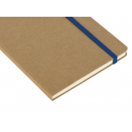 Блокнот Sevilia Hard, твердая обложка из крафта A5, 80 листов, крафтовый/синий, фото 3
