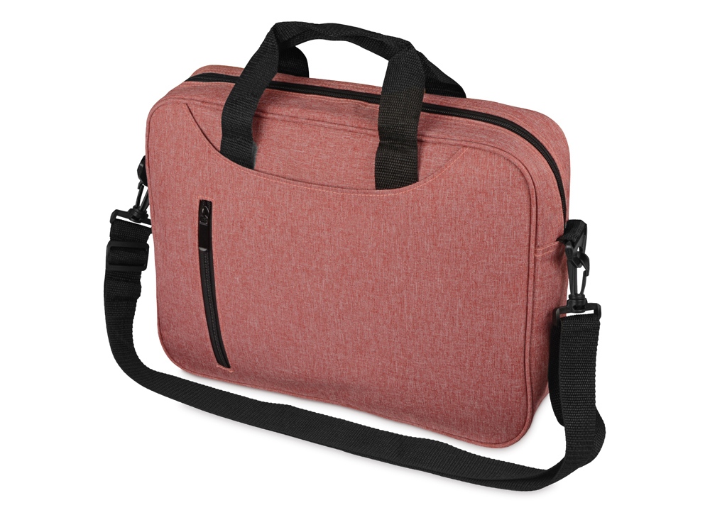 Сумка для ноутбука Wing с вертикальным наружным карманом, красный (Р) - купить оптом
