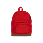 Рюкзак Shammy с эко-замшей для ноутбука 15, красный, фото 1