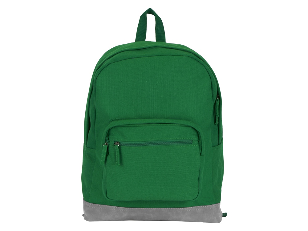 Рюкзак Shammy с эко-замшей для ноутбука 15, зеленый - купить оптом