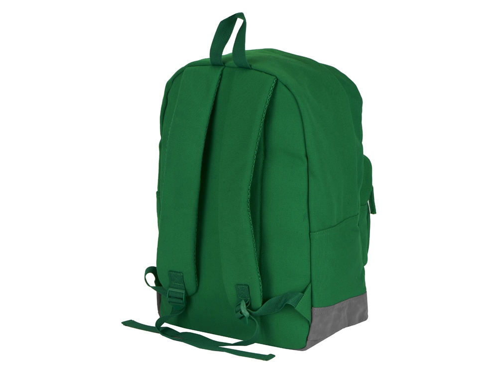Рюкзак Shammy с эко-замшей для ноутбука 15, зеленый - купить оптом