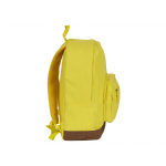 Рюкзак Shammy с эко-замшей для ноутбука 15, желтый, фото 3