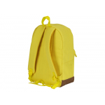 Рюкзак Shammy с эко-замшей для ноутбука 15, желтый, фото 4