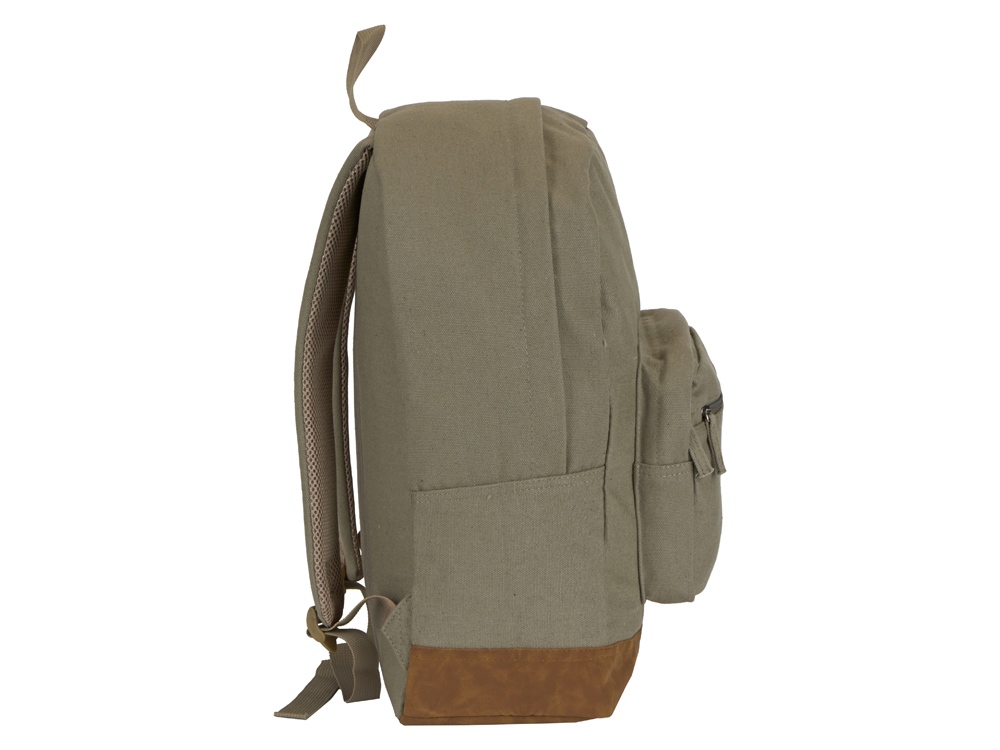 Рюкзак Shammy с эко-замшей для ноутбука 15, бежевый - купить оптом
