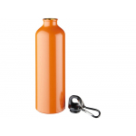 Алюминиевая бутылка для воды Oregon объемом 770 мл с карабином - Оранжевый (P), оранжевый, фото 2