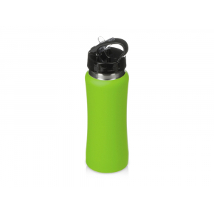 Бутылка для воды Bottle C1, сталь, soft touch, 600 мл, зеленое яблоко - купить оптом
