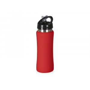 Бутылка для воды Bottle C1, сталь, soft touch, 600 мл, красный - купить оптом