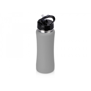 Бутылка для воды Bottle C1, сталь, soft touch, 600 мл, серый - купить оптом