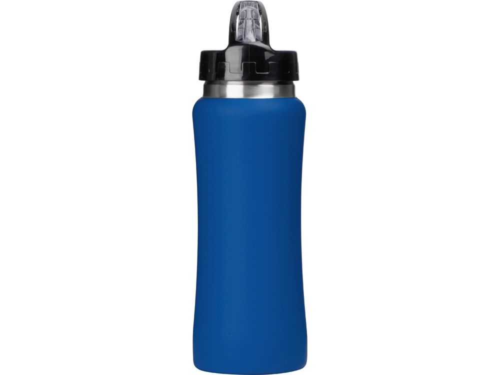 Бутылка для воды Bottle C1, сталь, soft touch, 600 мл, синий - купить оптом