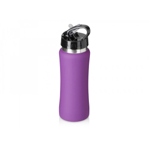 Бутылка для воды Bottle C1, сталь, soft touch, 600 мл, фиолетовый - купить оптом