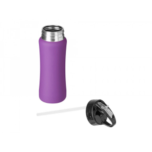Бутылка для воды Bottle C1, сталь, soft touch, 600 мл, фиолетовый - купить оптом