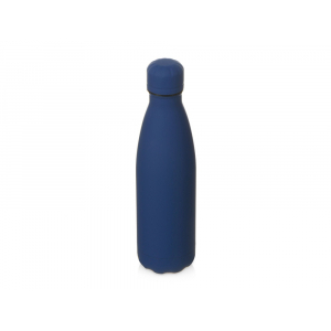 Вакуумная термобутылка Vacuum bottle C1, soft touch, 500 мл, темно-синий - купить оптом
