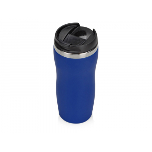 Термокружка Double wall mug C1, soft touch, 350 мл, синий - купить оптом